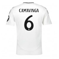 Muški Nogometni Dres Real Madrid Eduardo Camavinga #6 Domaci 2024-25 Kratak Rukav